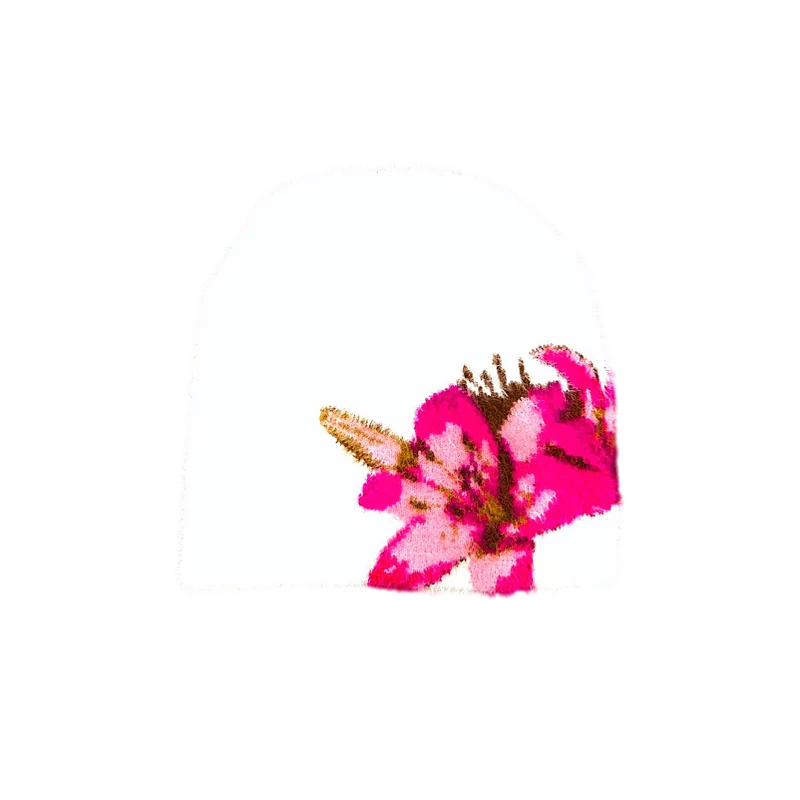 "LILY" SATIN-LINED MOHAIR BEANIE